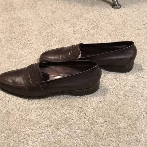 Vintage Men’s Brown BALLY slip on Dress Shoe - Dundee - 9M w shoe trees main image 7
